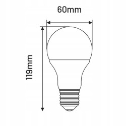 ŻARÓWKA A60 E27 12W BULB