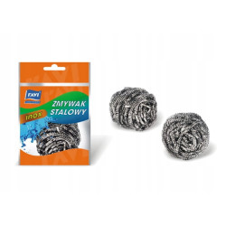 Zmywak stalowy INOX, 1szt.