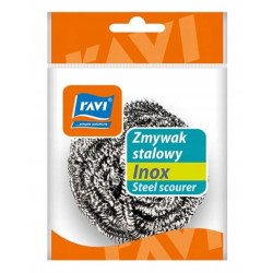 Zmywak stalowy INOX, 1szt.