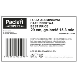 Folia aluminiowa PACLAN Expert 29CM x 60M (0.75kg)