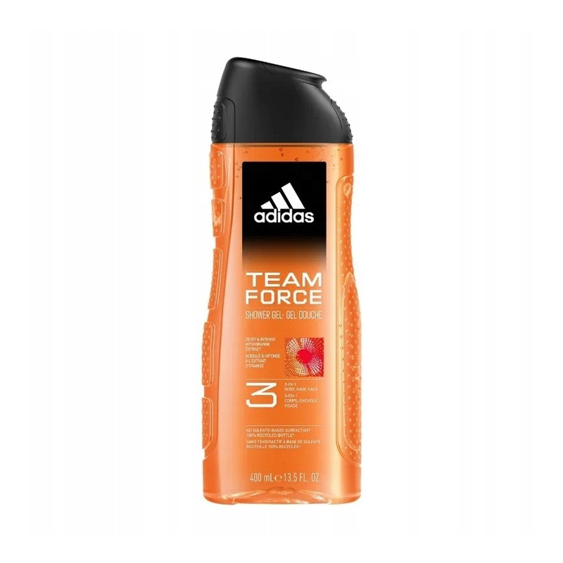 Adidas Team Force Żel do mycia 3w1 dla mężczyzn 400ml