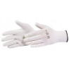 Rękawice XL białe nylon 1 para
