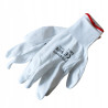Rękawice XL białe nylon 1 para