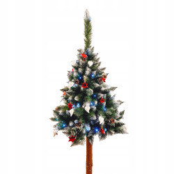 CHOINKA NA PNIU SOSNA SZRONIONA Z SZYSZKĄ 220CM