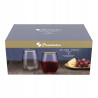 Komplet 6 szklanek Amber ze złotym rantem 570 ml PASABAHCE
