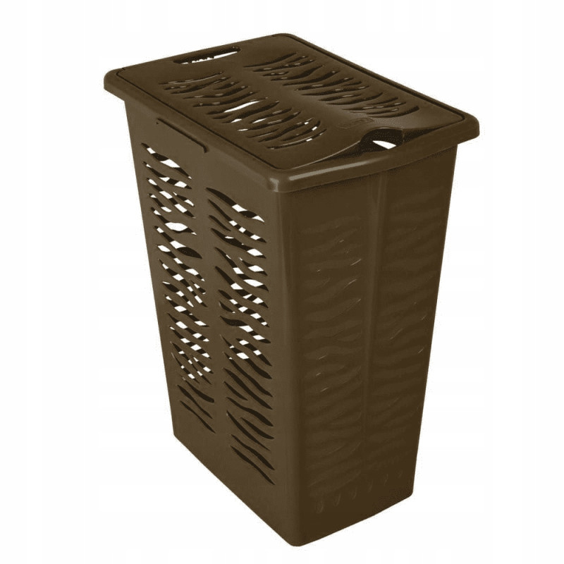 KOSZ NA BIELIZNE ZEBRA 30L BRANQ CZEKOLADA