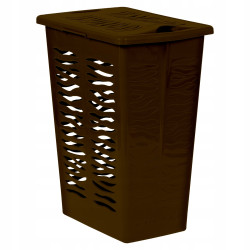 KOSZ NA BIELIZNE ZEBRA 30L BRANQ CZEKOLADA