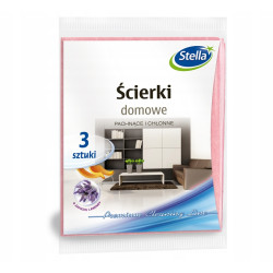 STELLA ŚCIERKI DOMOWE PACHNĄCE I CHŁONNE 3 SZTUKI