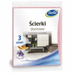 STELLA ŚCIERKI DOMOWE PACHNĄCE I CHŁONNE 3 SZTUKI