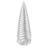 FIGURKA PORCELANOWA CHOINKA 8X7.5X14 CM SREBRNA
