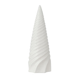 Porcelanowa Choinka Figurka Dekoracja Świąteczna Biała 18 cm Altom Design