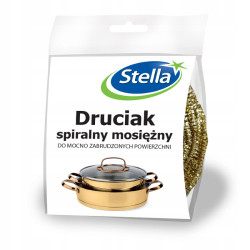 DRUCIAK SPIRALNY MOSIĘŹNY 1SZT STELLA DO MOCNYCH ZABRUDZEŃ