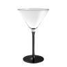 KIELISZKI DO MARTINI CZARNA NÓŻKA ONYX KPL.6 KIELISZKÓW MARTINI 260ML