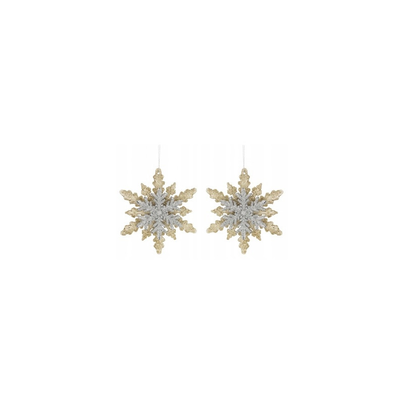 ZAWIESZKA NA CHOINKĘ KOMPLET 2 SZT NA ŚWIĘTA 13x11,5x3