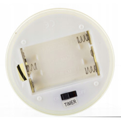 ŚWIECA LED W SZKLE 10x7,5x7,5