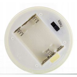 ŚWIECA LED W SZKLE 12,5x7,5x7,5
