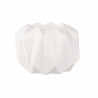 ŚWIECZNIK PORCELANOWY BIAŁY 9X9X6 CM