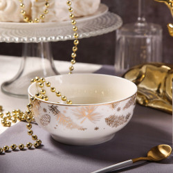 MISKA ŚWIĄTECZNA SALATERKA 14 CM 400 ML GOLDEN WINTER