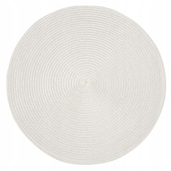 MATA SŁOMKOWA 38CM BIAŁA