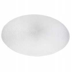 MATA SŁOMKOWA 38CM BIAŁA