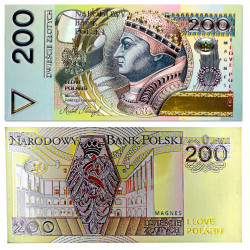 MAGNES 200 ZŁ BANKNOT