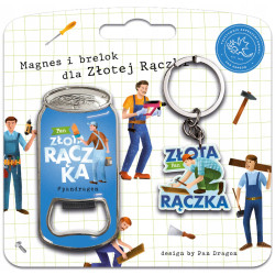 ZESTAW NA PREZENT DLA ZŁOTEJ RĄCZKI OTWIERACZ I BRELOK