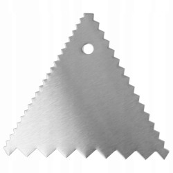 Szpatuła do dekorowania ciasta trójkąt 11x11cm