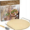 KAMIEŃ DO PIZZY Z UCHWYTEM I NOŻYKIEM