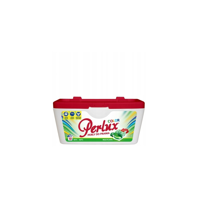 PERLUX KAPSUŁKI DO PRANIA 10 SZT. KOLOR