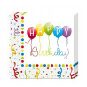 Serwetki urodzinowy Happy Birthday 33x33 cm 20 szt