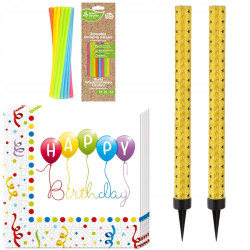 Serwetki urodzinowy Happy Birthday 33x33 cm 20 szt