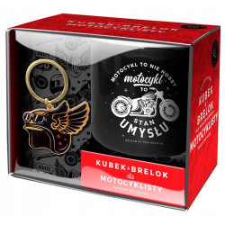 KUBEK DLA MOTYCYKLISTY HOBBY Z BRELOCZKIEM MOTOR