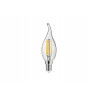 ŻARÓWKA DEKORACYJNA LED PŁOMYK E14 230V 4W NEUTRAL