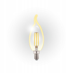 ŻARÓWKA DEKORACYJNA LED PŁOMYK E14 230V 4W NEUTRAL