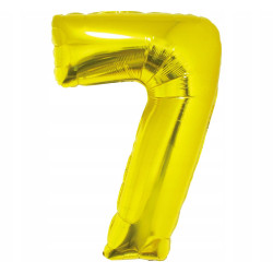 BALON FOLIOWY ZŁOTY CYFRA 8 92CM