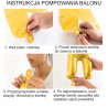 BALON FOLIOWY ZŁOTY CYFRA 8 92CM