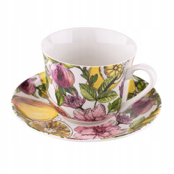 LEMON FILIŻANKA JUMBO 400 ML ZE SPODKIEM NA PREZEN