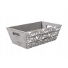 Skrzynka drewniana 30x19,5x10 cm szara TIN TOURS
