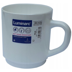 Kubek biały hartowany 290 ml LUMINARC