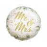 Balon foliowy Mr and Mrs ŚLUBNY NA HEL 18CALI
