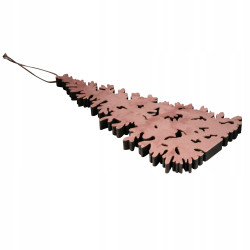 ZAWIESZKA CHOINKA DREWNIANA 27X14 CM
