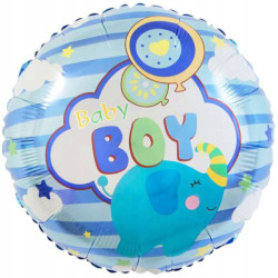 Balon foliowy NA HEL Baby Boy 18CALI