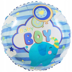 Balon foliowy NA HEL Baby Boy 18CALI