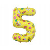 Balon foliowy NA HEL Cyfra 2 obrazki 78 cm
