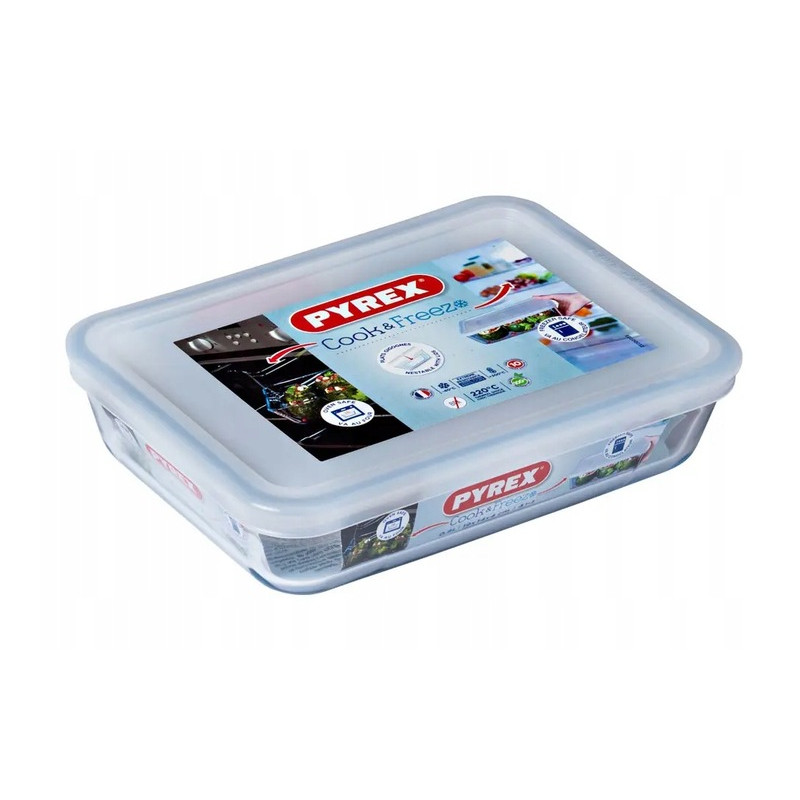 NACZYNIE POJEMNIK Z POKRYWKĄ COOK FREEZE PYREX 0,8