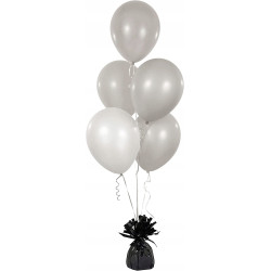 Ciężarek foliowy do balonów z helem, czarny, 145 g