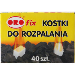 Podpałka do grilla ORO kostki do rozpalania białe