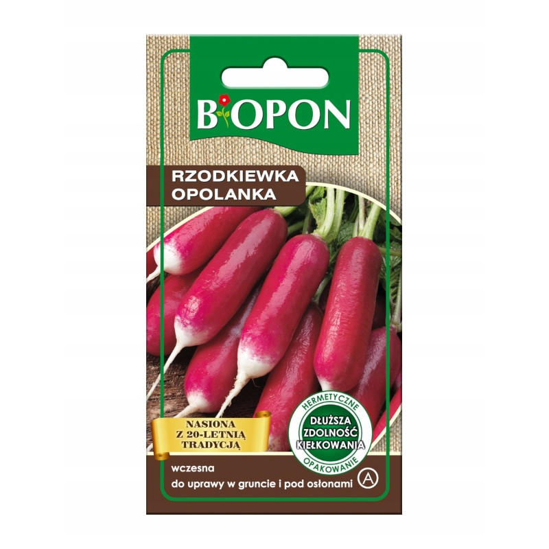 Biopon nasiona rzodkiewka opolanka - opolanka tor