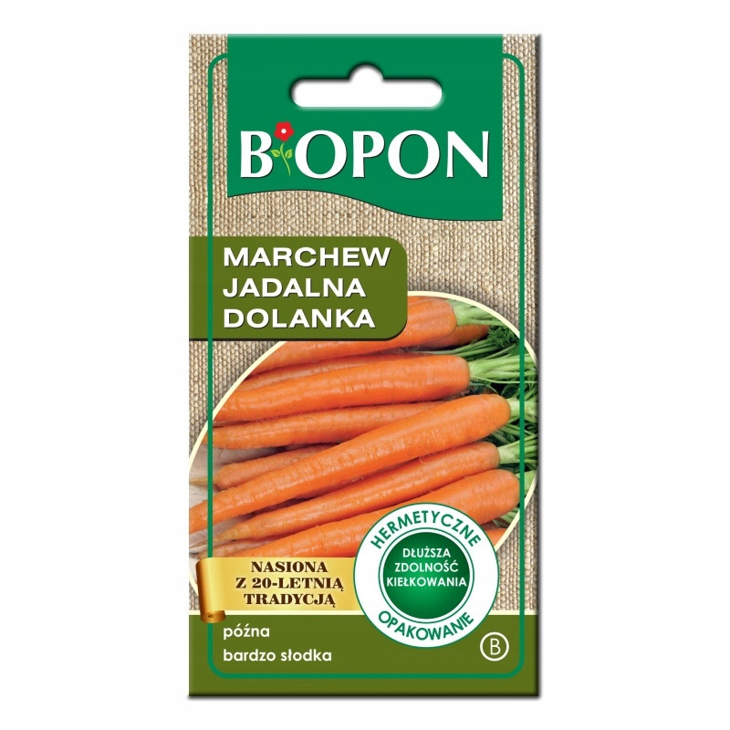 Biopon nasiona marchew jadalna Dolanka 4g