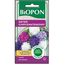 Biopon nasiona aster wysoki chryzantemowy mieszank